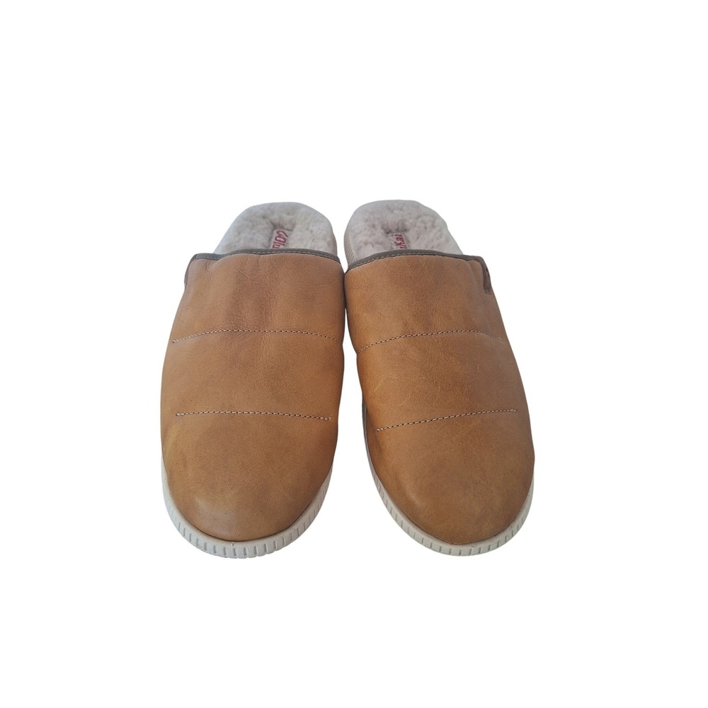 OluKai Mua 'Ili Men's Leather Shearling‎ lined Mule Slippers Shoes US 9 /EU 42
